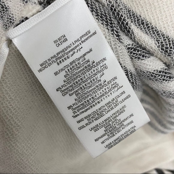 BCBG Maxazria  Sweatshirt Stripe Dress - Picture 6 of 6